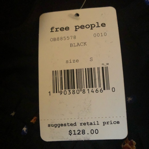 Free People black print dress - Picture 9 of 11
